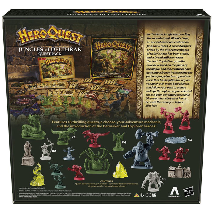 HeroQuest Jungles of Delthrak Quest Pack (utvidelse til HeroQuest)