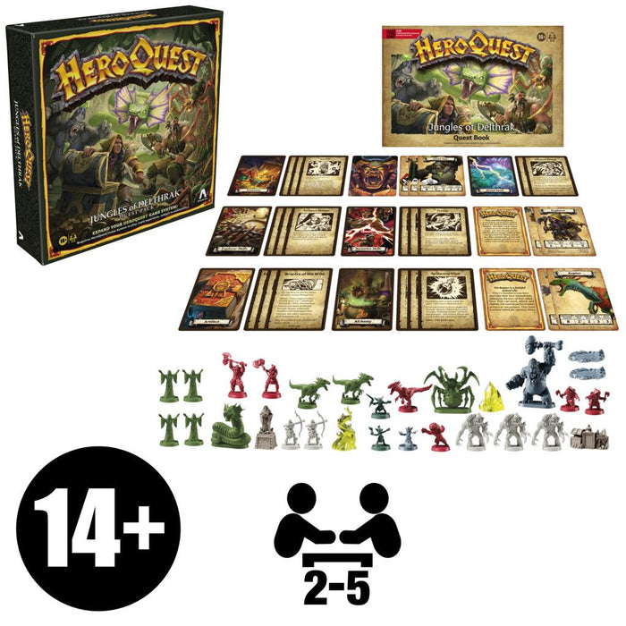 HeroQuest Jungles of Delthrak Quest Pack (utvidelse til HeroQuest)