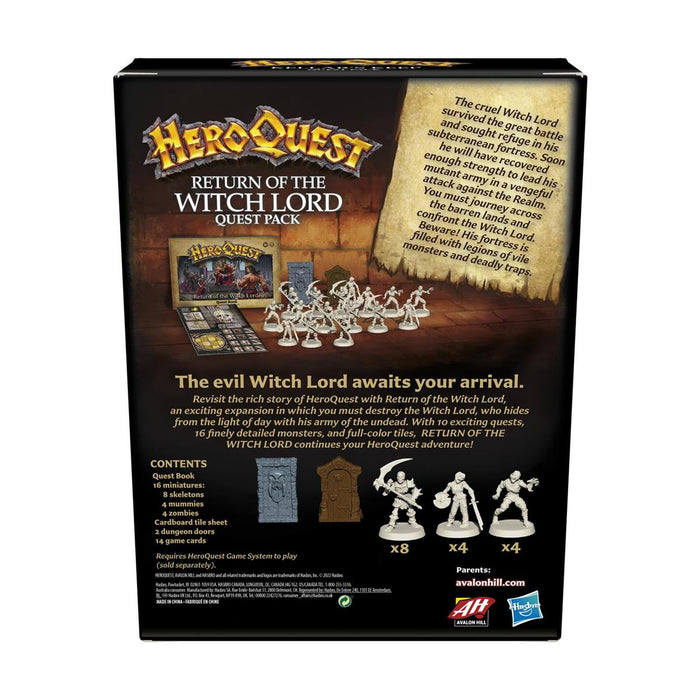 HeroQuest: Return of Witchlord Quest Pack (utvidelse til HeroQuest)