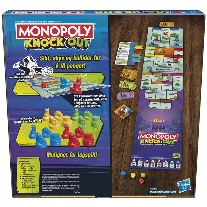 Monopoly Knockout (Norsk utgave)