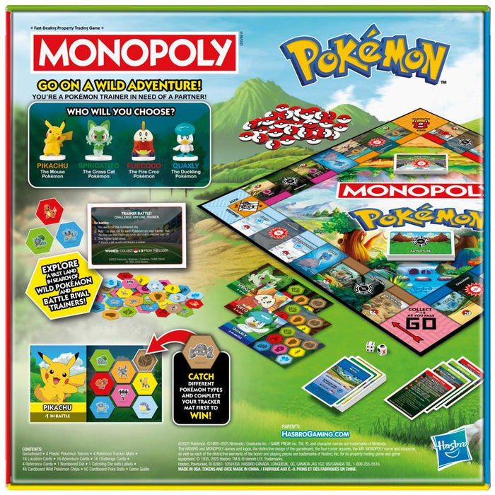 Monopoly Pokémon (Engelsk utgave)